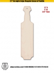 21" Straight Edge Maple Natural Paddle