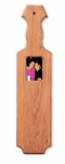 21" Straight Edge Oak Paddle - Picture Frame