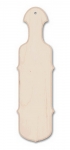 21" Scroll Edge Maple Natural Paddle