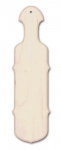 22" Wide Scroll Edge Maple Natural Paddle