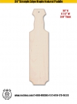 30" Straight Edge Maple Natural Paddle
