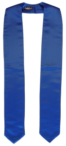 Royal Blue Graduation Sash Style 1