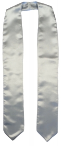 Silver Graduation Sash Style 1