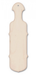 30" Scroll Edge Maple Natural Paddle