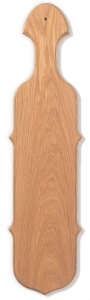 30" Scroll Edge Oak Paddle
