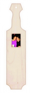 21" Straight Edge Maple Natural Paddle - Picture Frame