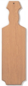 22" Wide Straight Edge Oak Paddle