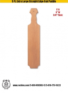 5 Ft. Extra Large Straight Edge Oak Paddle