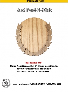 6" Greek Wreath